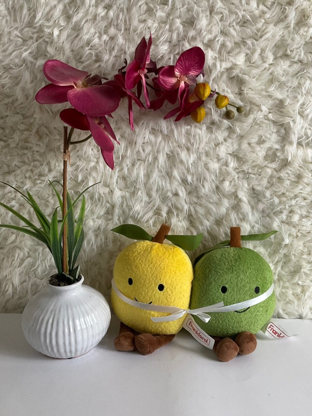 FRANKFORD LEMON & LIME STUFFED PLUSH TOY SET!NEW!